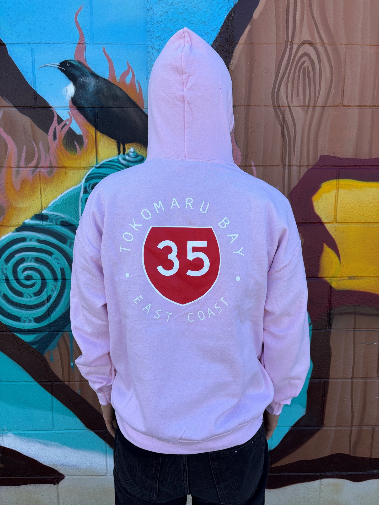 35 HOODIE BABY PINK TOKOMARU BAY