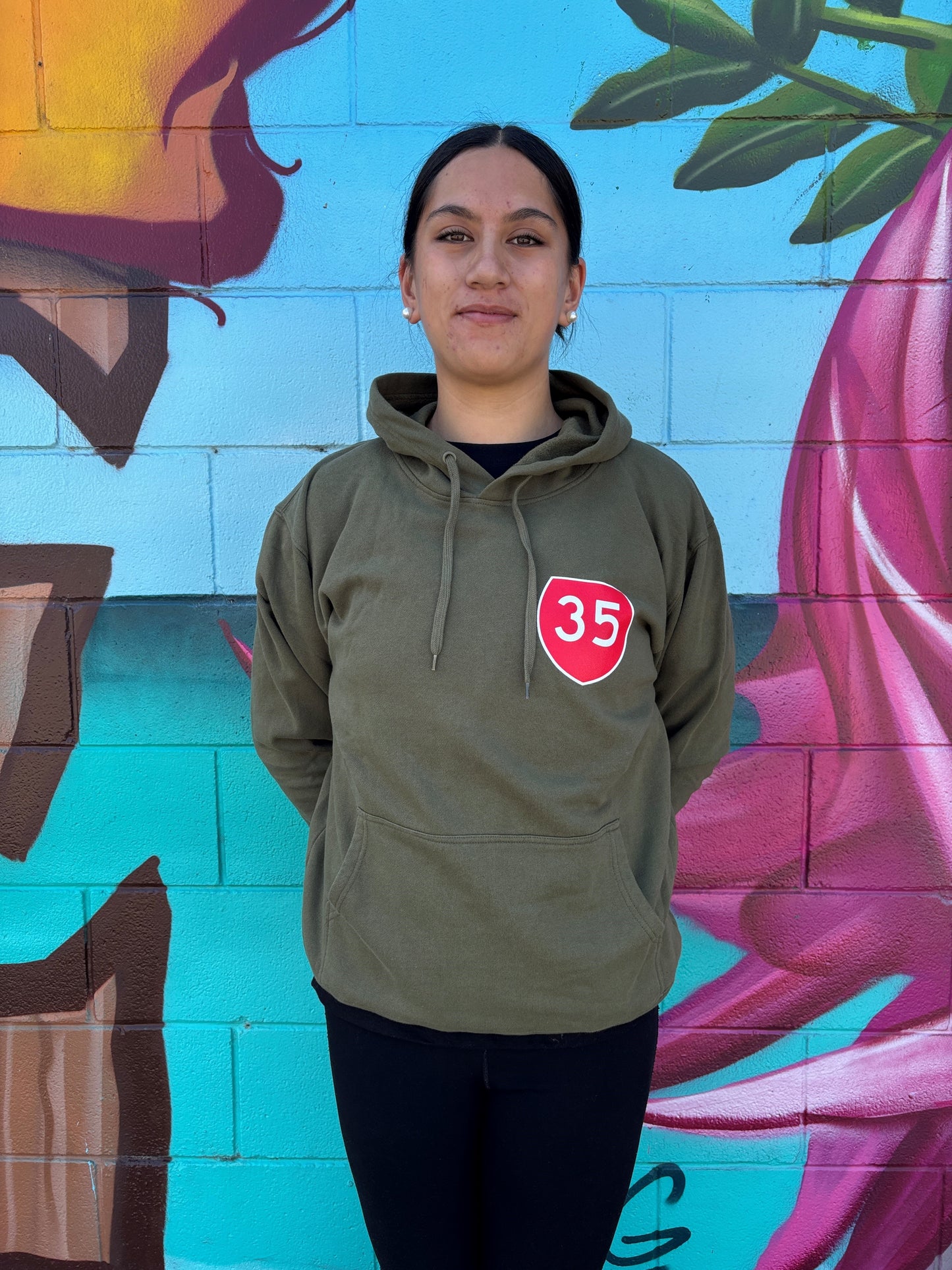 35 HOODIE ARMY GREEN TOKOMARU BAY