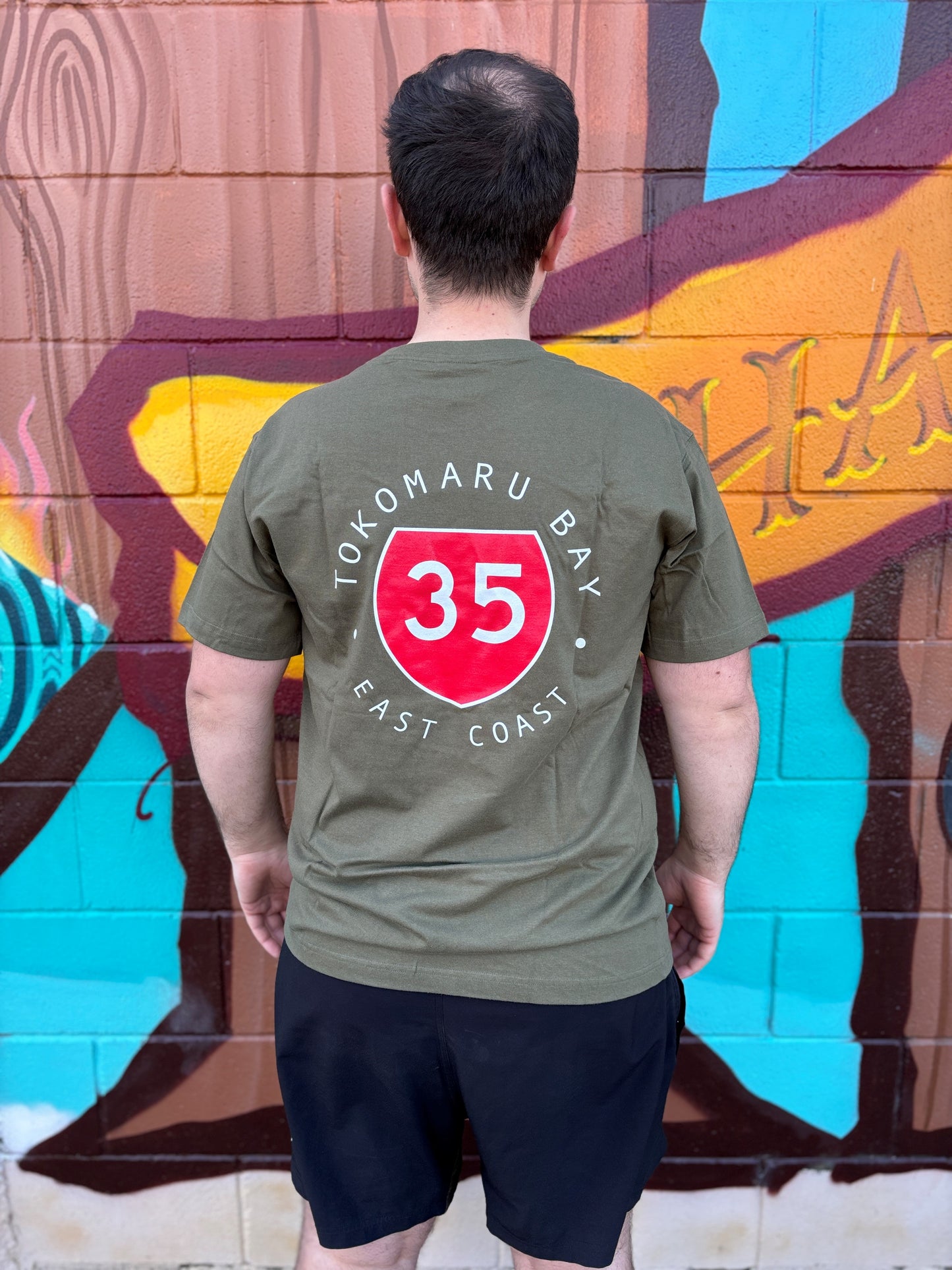 35 T-SHIRT ARMY GREEN TOKOMARU BAY