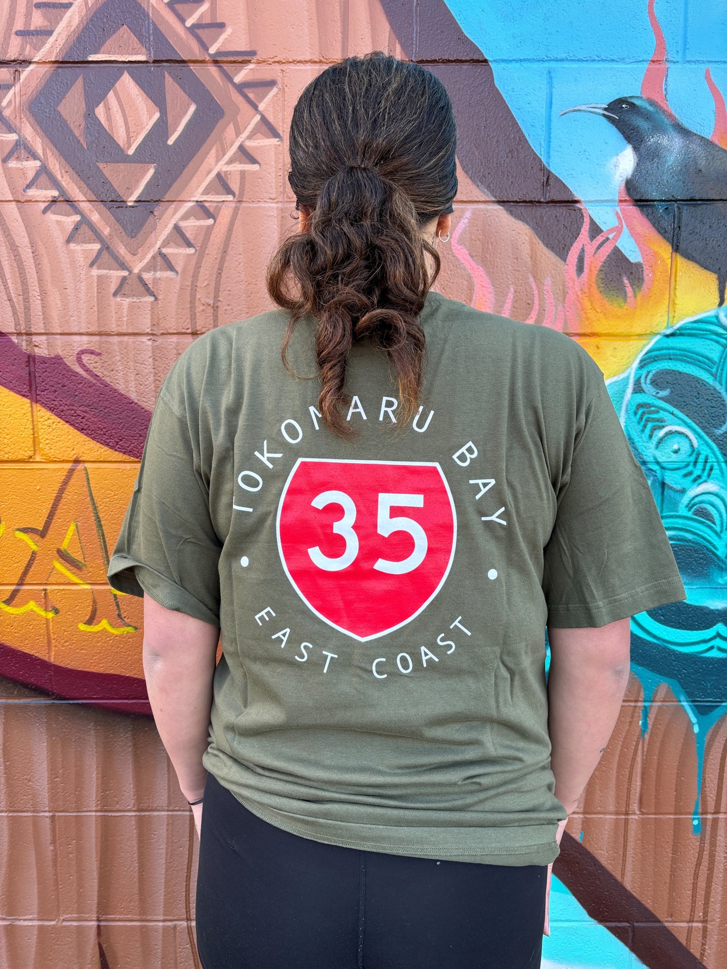 35 T-SHIRT ARMY GREEN TOKOMARU BAY