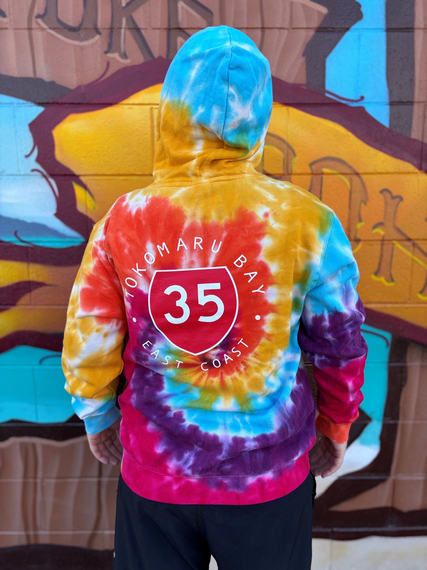 35 HOODIE TIE-DYE TOKOMARU BAY