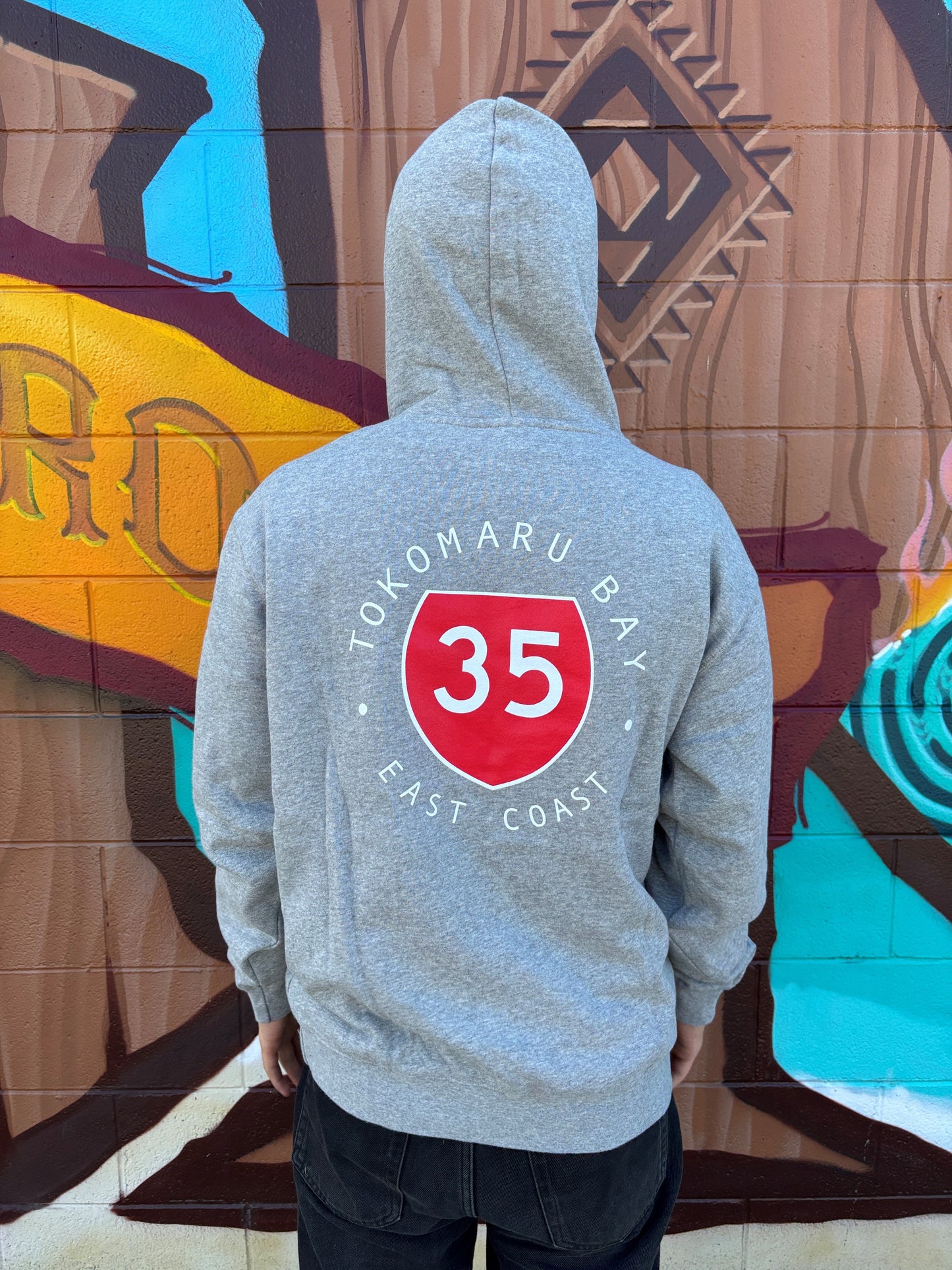 35 HOODIE GREY TOKOMARU BAY