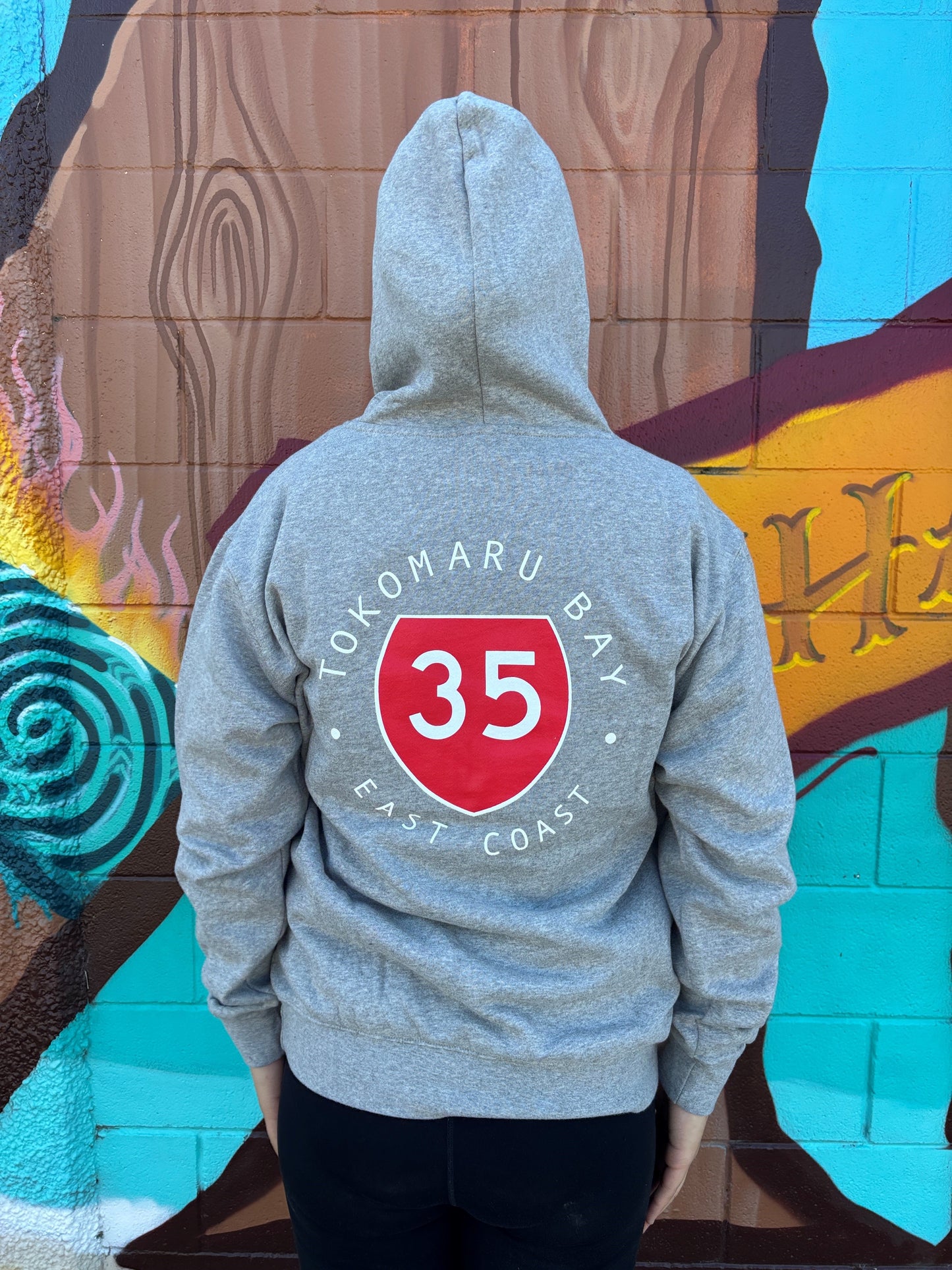 35 HOODIE GREY TOKOMARU BAY