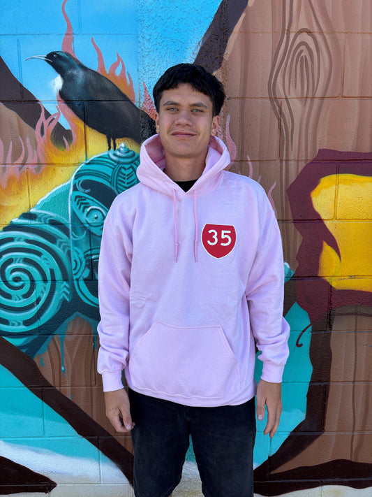 35 HOODIE BABY PINK TOKOMARU BAY