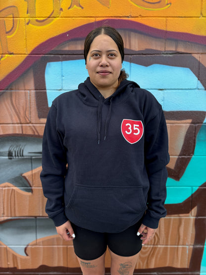 35 HOODIE NAVY TOKOMARU BAY