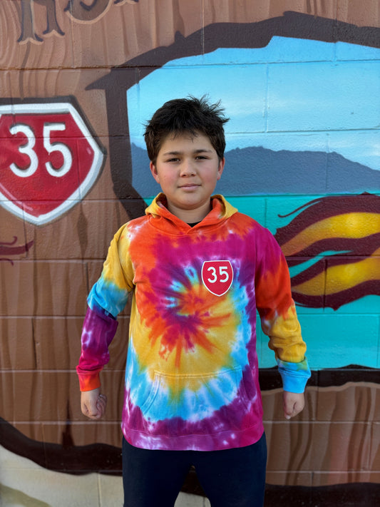 35 KIDS HOODIE TIE-DYE TOKOMARU BAY