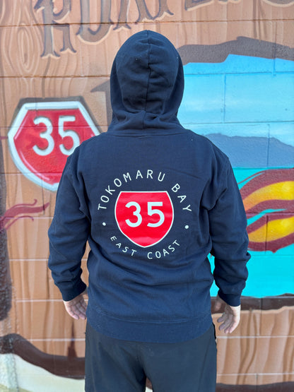 35 HOODIE NAVY TOKOMARU BAY