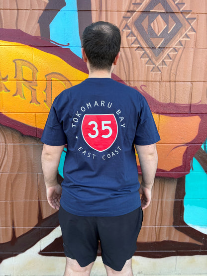 35 T-SHIRT NAVY TOKOMARU BAY