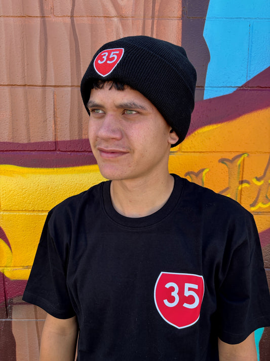 35 BEANIE BLACK ADULT & KIDS