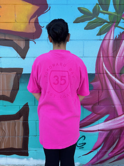 35 FLEECE TEE PINK TOKOMARU BAY