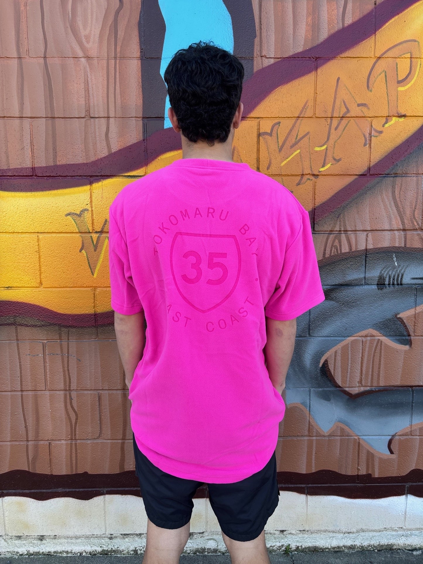 35 FLEECE TEE PINK TOKOMARU BAY