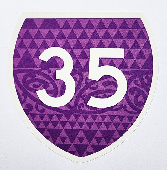 35 STICKER PURPLE