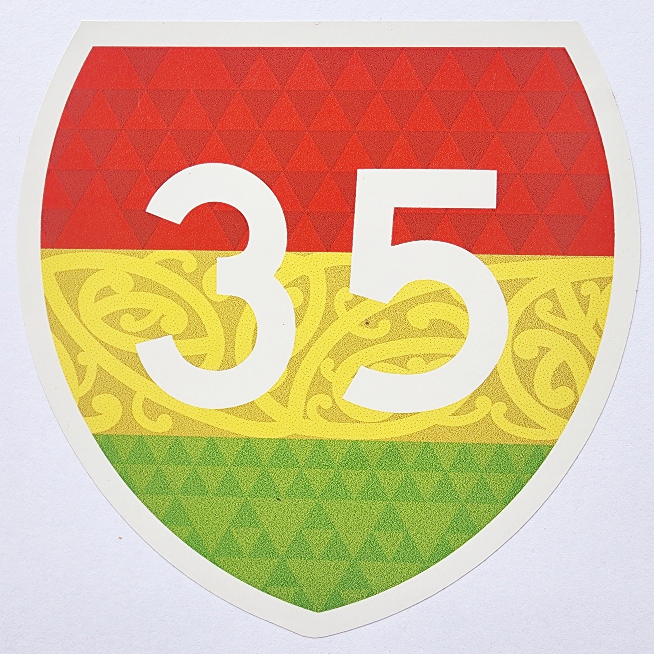 35 STICKER RASTA – Four Square Tokomaru Bay